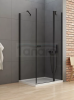 NEW TRENDY Kabina prysznicowa NEW SOLEO BLACK 100x120 K-0684 PL PRODUKCJA